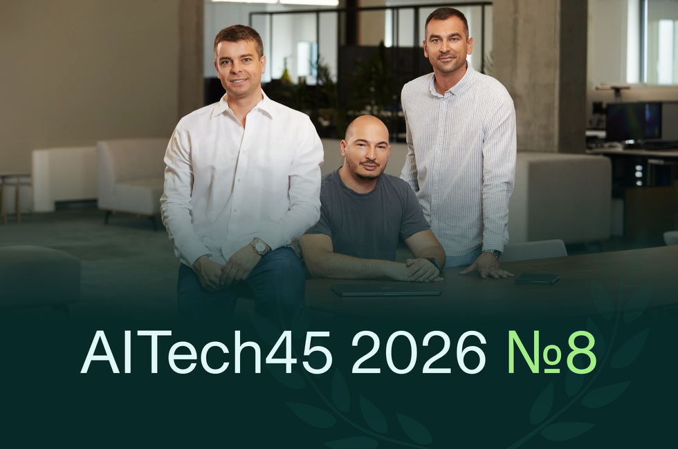 Visual - Payhawk Ranked #8 in TechRound's AITech45 2026 
